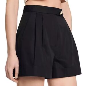 NWT Sandro Yann Black Shorts Size 34 XS